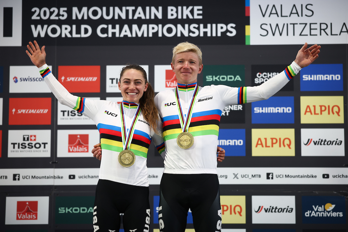 UCI MTB World Championships: USA dominates as Kate Courtney, Keegan Swenson claim victories in cross-country marathon